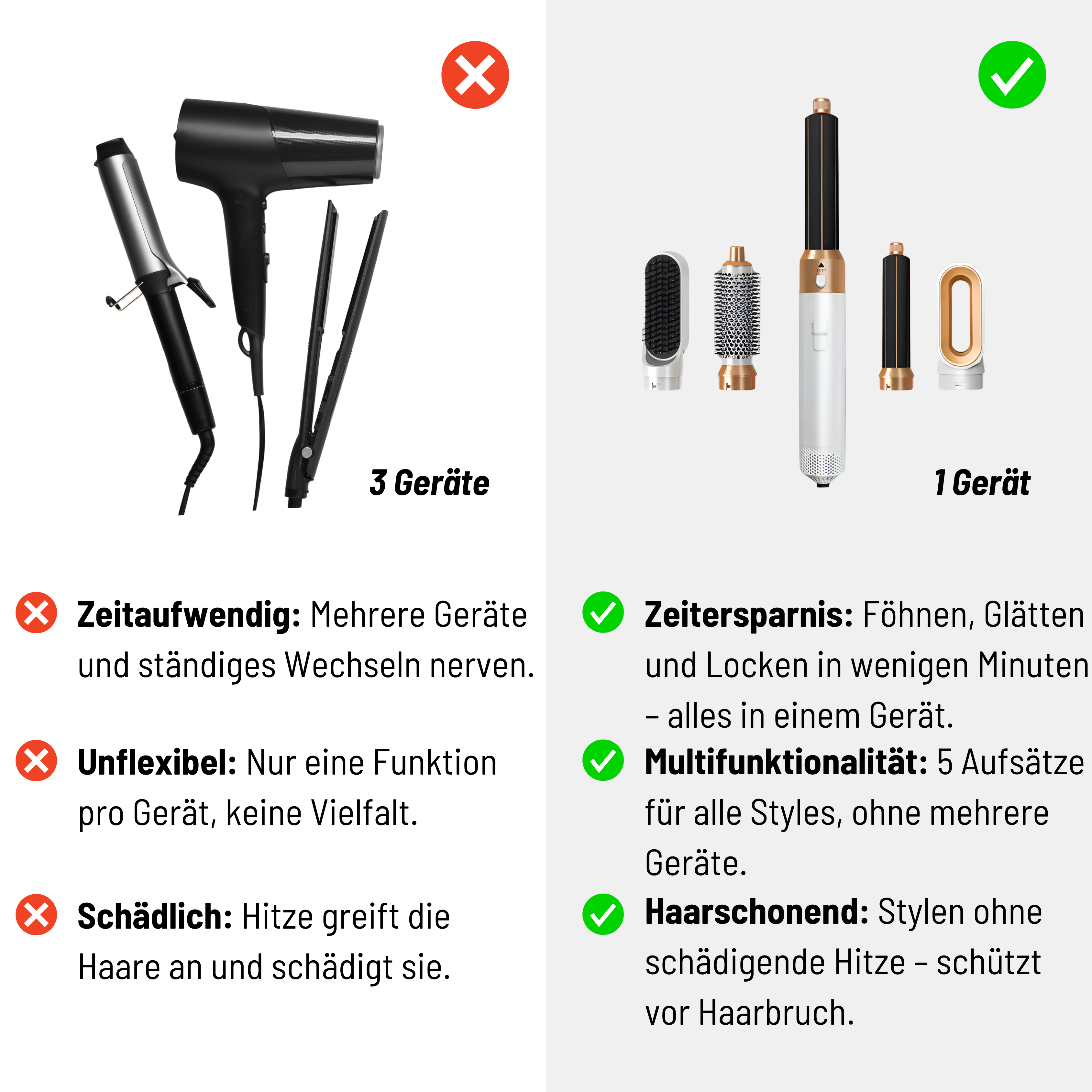 LUXXUS PRO™ - 5 in 1 Luxus-Haarstyler